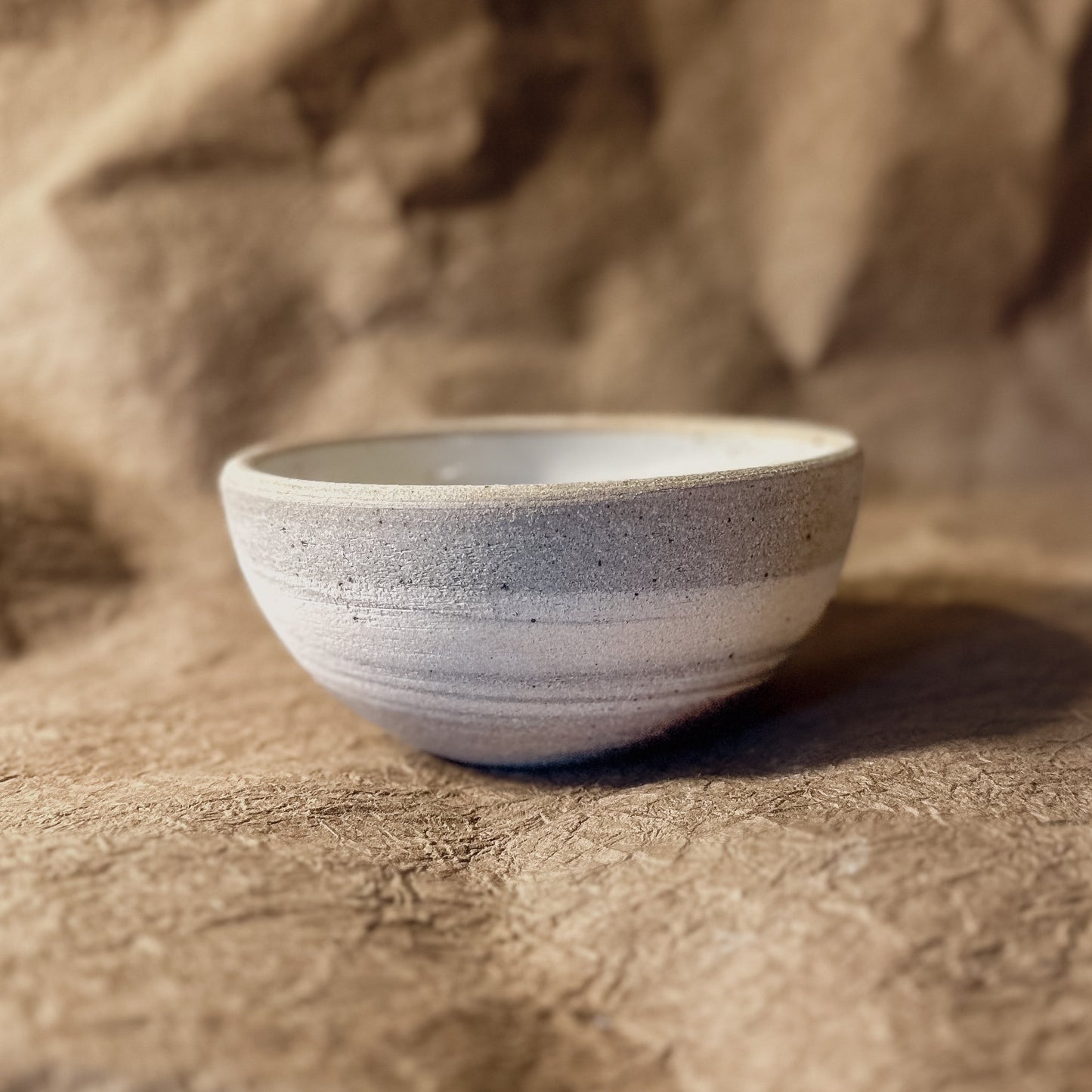 5.5" Marbled Ceramic Cereal Bowl