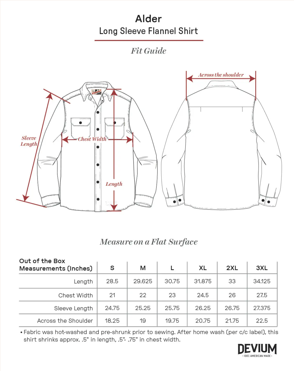Alder Long Sleeve Flannel Shirt