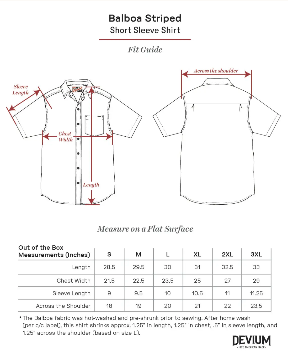 Balboa Striped Short Sleeve Shirt