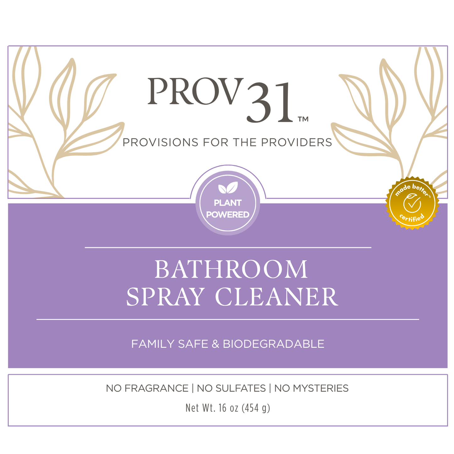 Bathroom Spray Cleaner