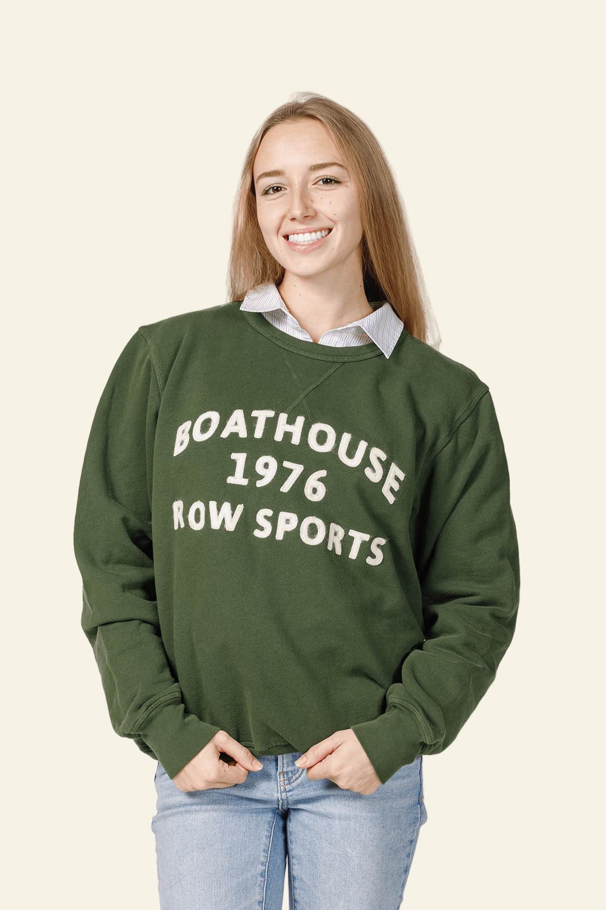Boathouse Row Sports Felt Sweatshirt