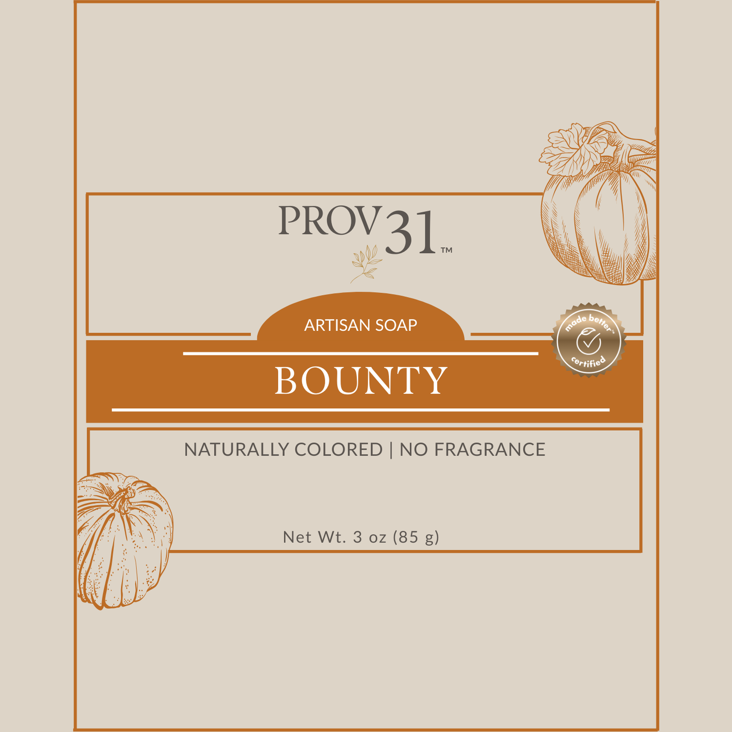 Bar Soap: Bounty