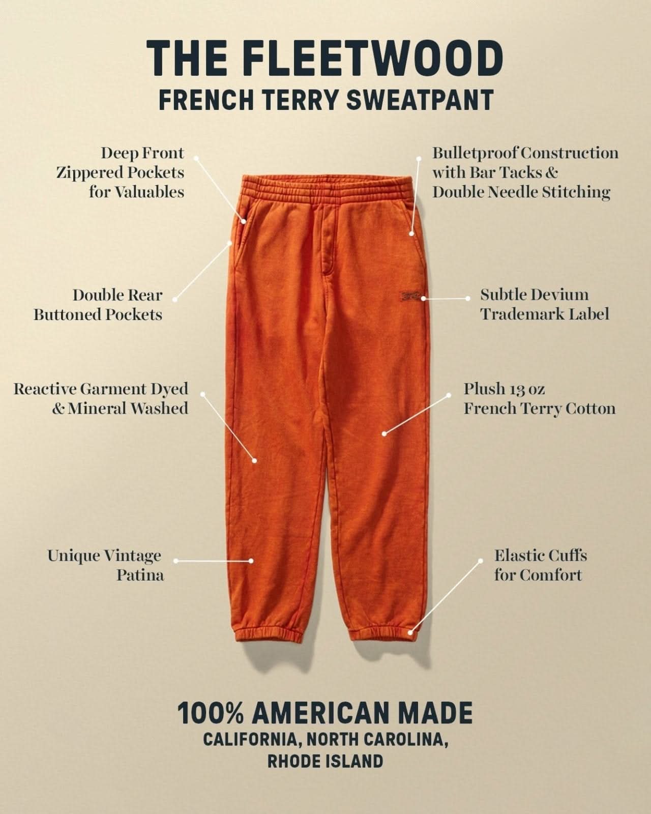 Fleetwood French Terry Sweatpant