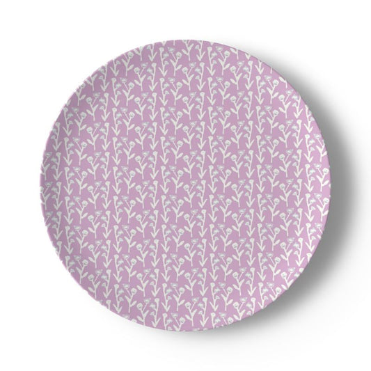 Set of Lilac Ivy Manor China Plates (Set of 2, 4 or 8)