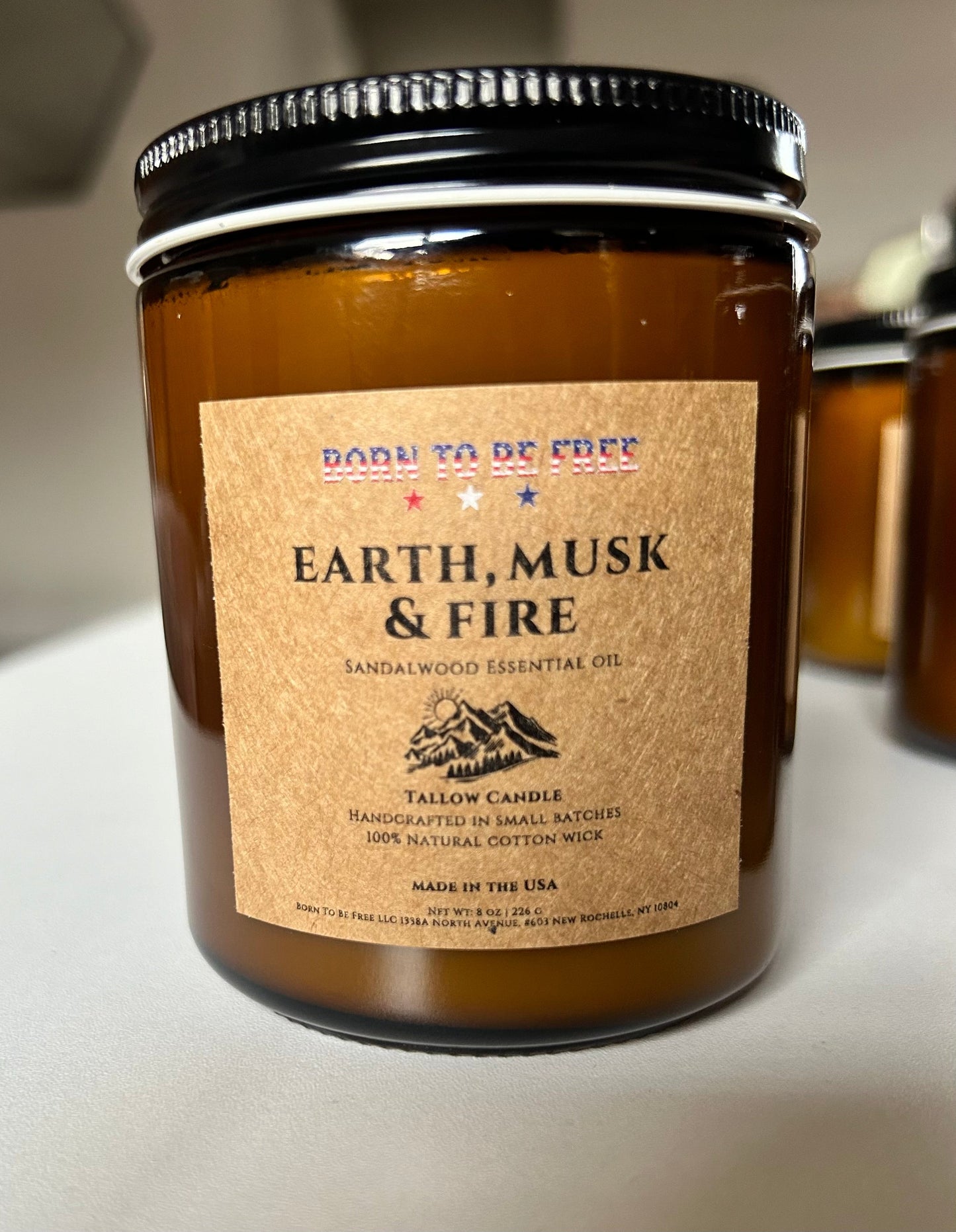 Earth, Musk & Fire Tallow Candle