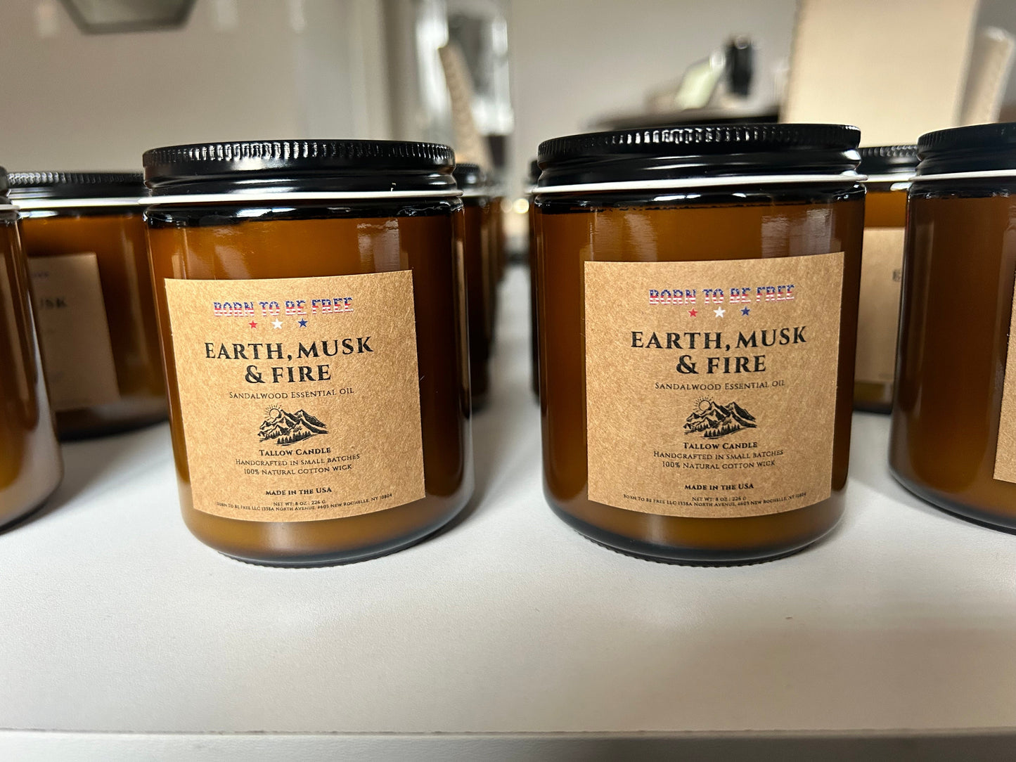 Earth, Musk & Fire Tallow Candle