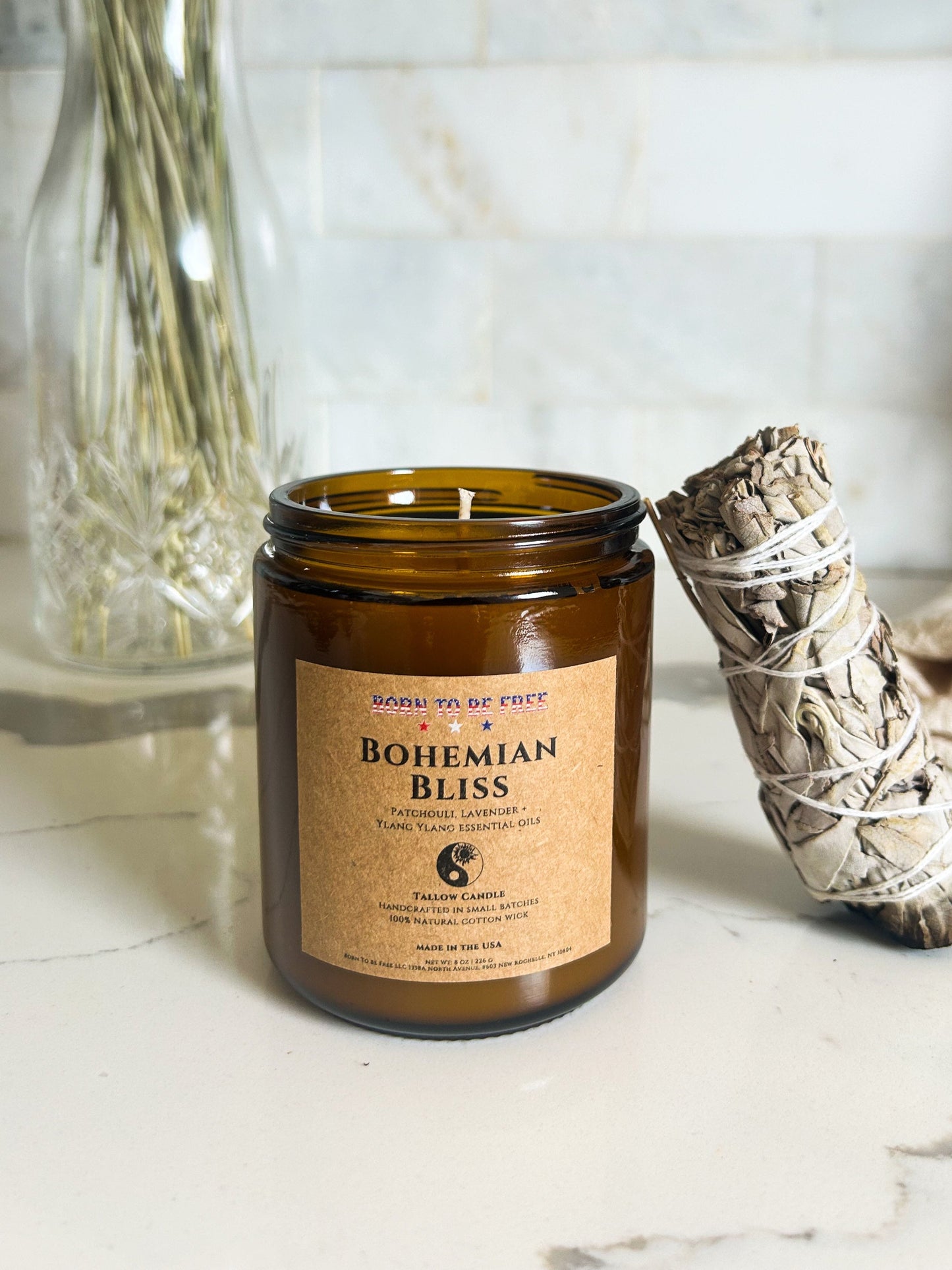 Bohemian Bliss Tallow Candle