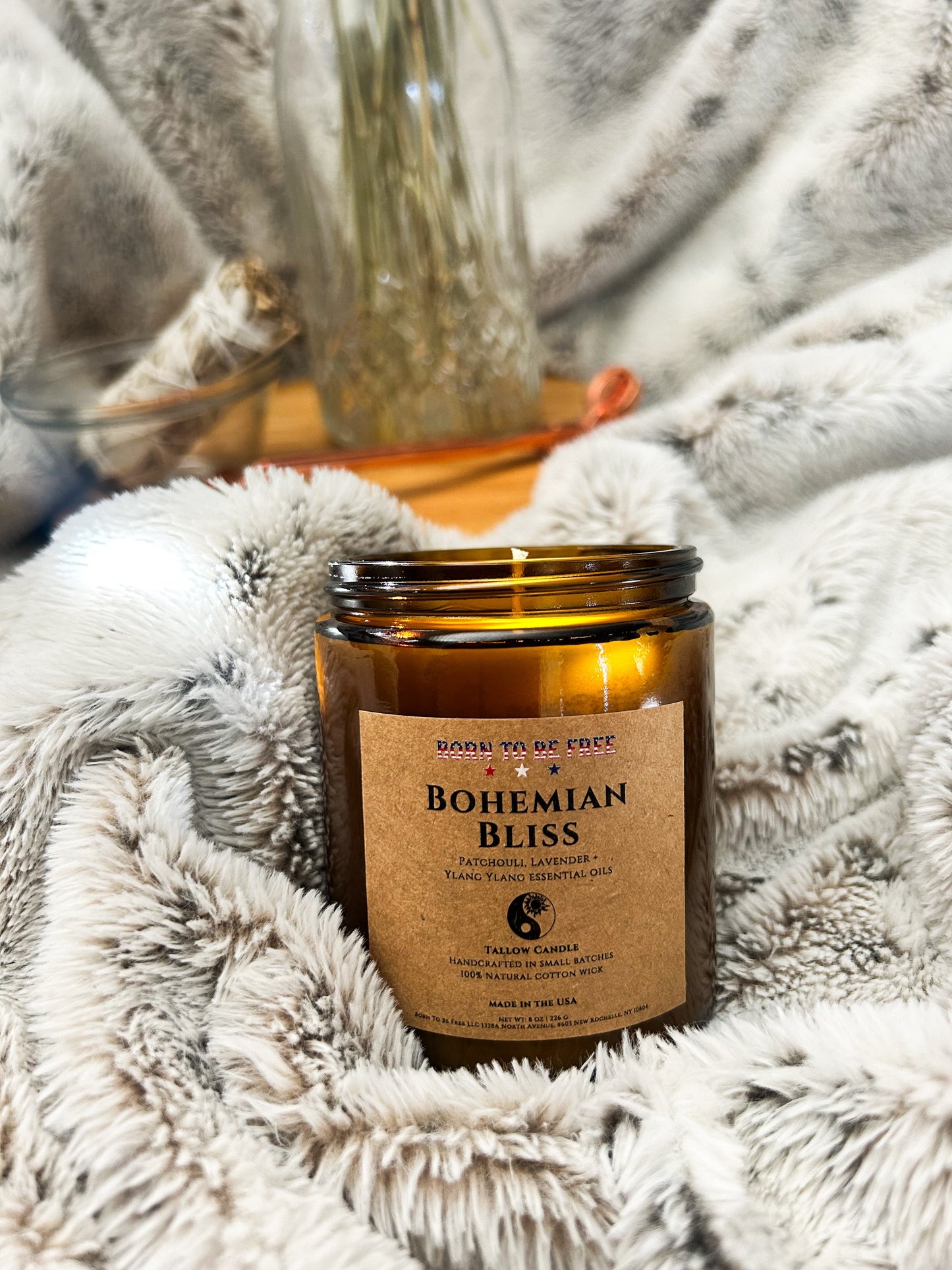 Bohemian Bliss Tallow Candle