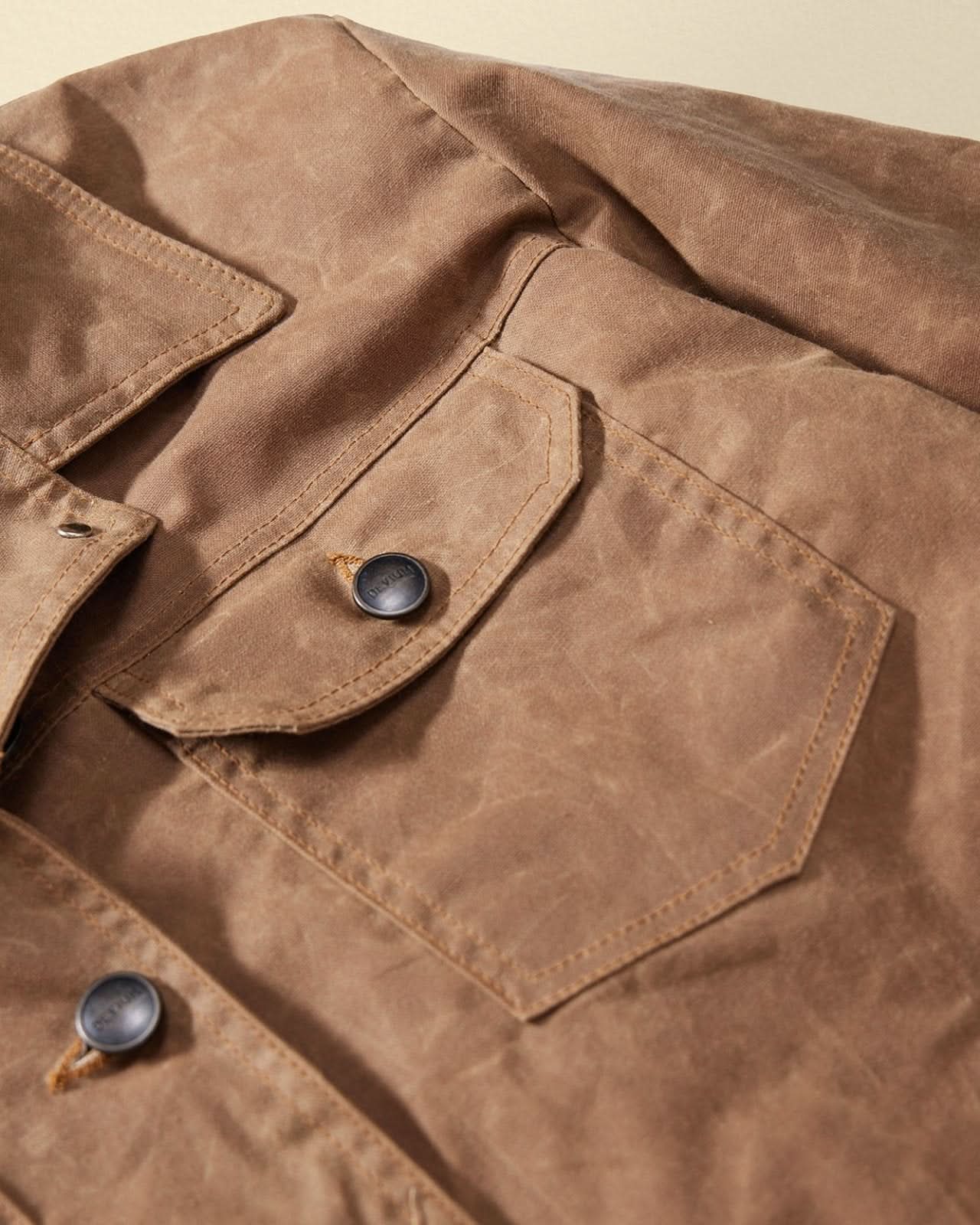 Deadeye Waxed Canvas Trucker Jacket
