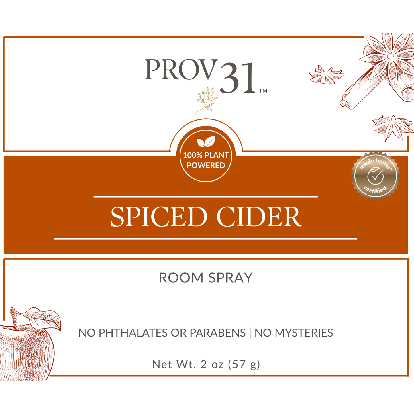Room Spray: Spiced Cider