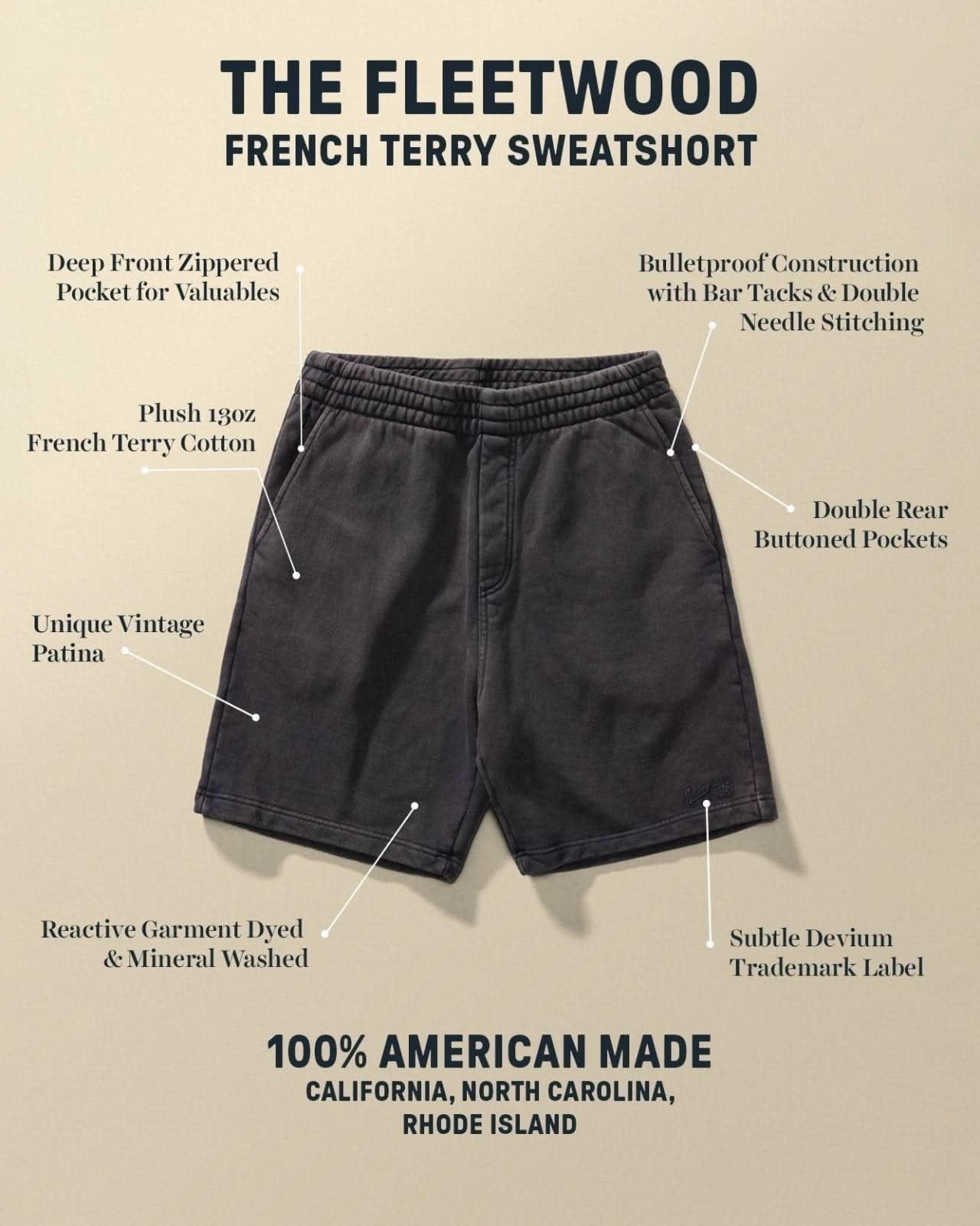 Fleetwood French Terry Sweatshort